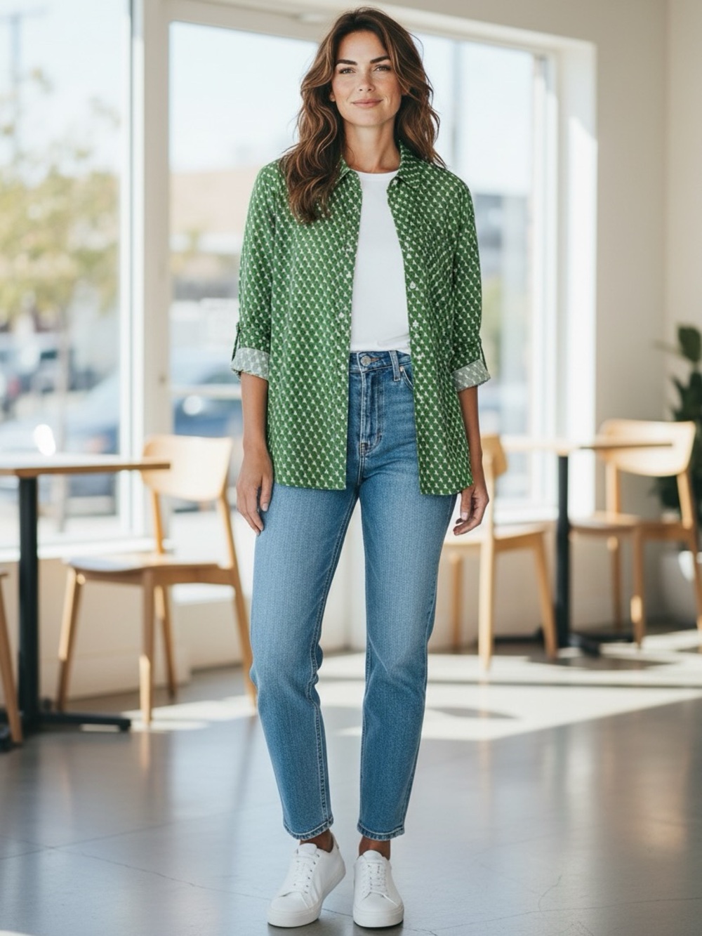Trovata Jacquelin Button-Down Shirt
